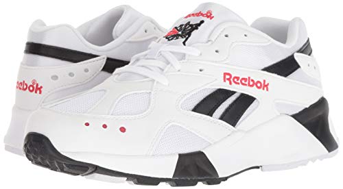 Reebok Men's AZTREK Shoes, White/Black/Excellent Red, 10 M US