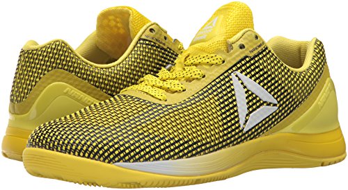 Reebok Men's CROSSFIT Nano 7.0 Cross Trainer, Bright Yellow/Black/White, 9 M US