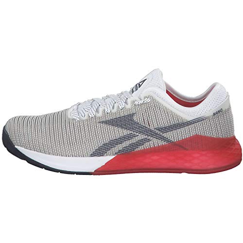 Reebok Nano 9, Zapatillas de Deporte para Hombre, Multicolor (Blanco/Prired/Maruni 000), 45 EU