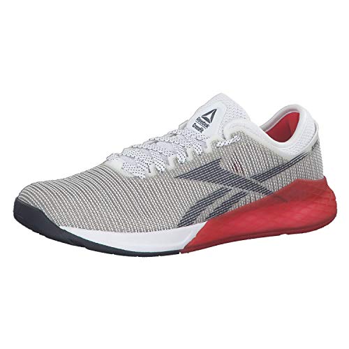 Reebok Nano 9, Zapatillas de Deporte para Hombre, Multicolor (Blanco/Prired/Maruni 000), 45 EU