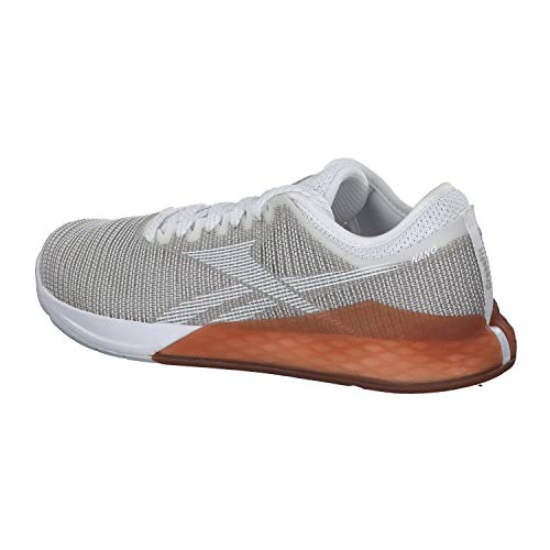 Reebok Nano 9, Zapatillas de Entrenamiento para Hombre, Blanc Gris Clair Marron Clair, 40.5 EU