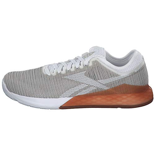 Reebok Nano 9, Zapatillas de Entrenamiento para Hombre, Blanc Gris Clair Marron Clair, 40.5 EU