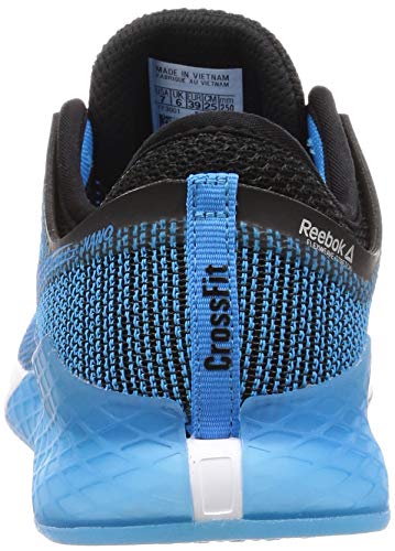 Reebok Nano 9, Zapatillas de Gimnasia para Hombre, Negro (Black/Bright Cyan/White Black/Bright Cyan/White), 40.5 EU