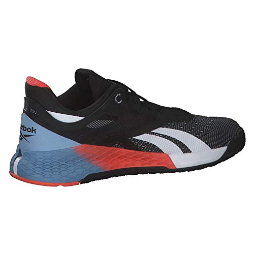 Reebok Nano X, Zapatillas de Deporte para Hombre, Negro/Blanco/VIVDOR, 40 EU