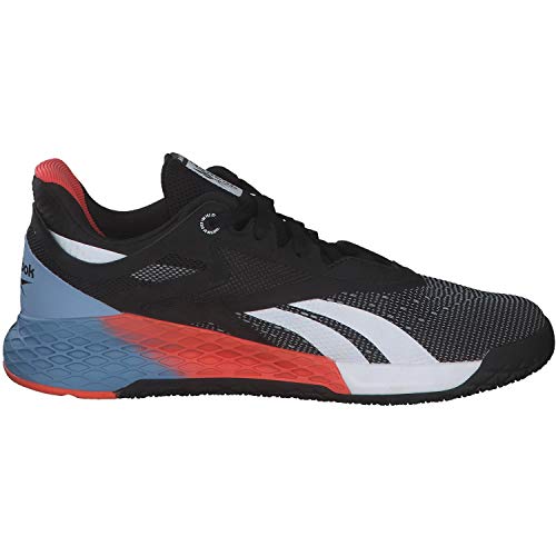 Reebok Nano X, Zapatillas de Deporte para Hombre, Negro/Blanco/VIVDOR, 41 EU