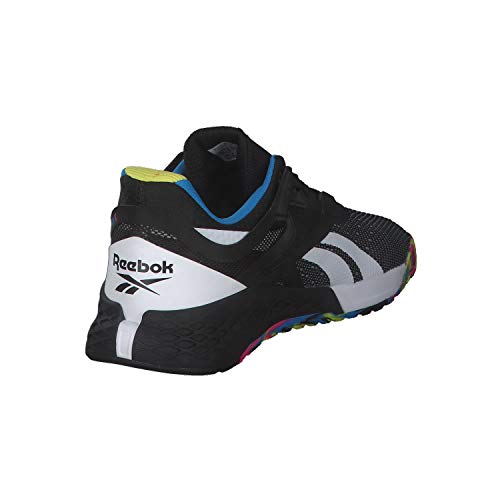 Reebok Nano X, Zapatillas de Deporte para Hombre, Negro/HORBLU/CHARTR, 45 EU