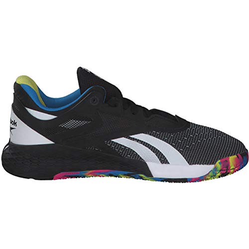 Reebok Nano X, Zapatillas de Deporte para Hombre, Negro/HORBLU/CHARTR, 45 EU