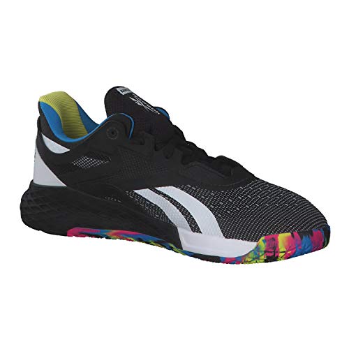 Reebok Nano X, Zapatillas de Deporte para Hombre, Negro/HORBLU/CHARTR, 45 EU