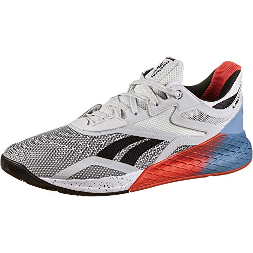 Reebok Nano X, Zapatillas de Deporte para Mujer, Blanco/FLUBLU/VIVDOR, 39 EU