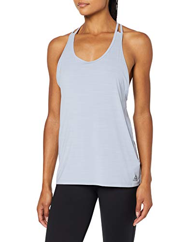 Reebok Os AC Tank Camiseta Sin Mangas, Mujer, Denim Dust, S