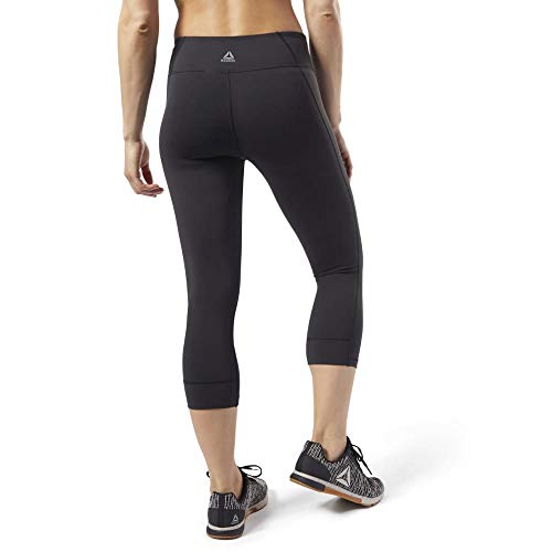 Reebok Os Lux 3/4 Tight Mallas, Mujer, Black, XS