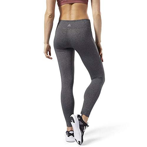 Reebok Os Lux Tight Mallas, Mujer, Dark Grey Heather, M