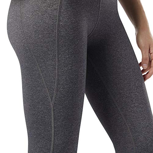 Reebok Os Lux Tight Mallas, Mujer, Dark Grey Heather, M