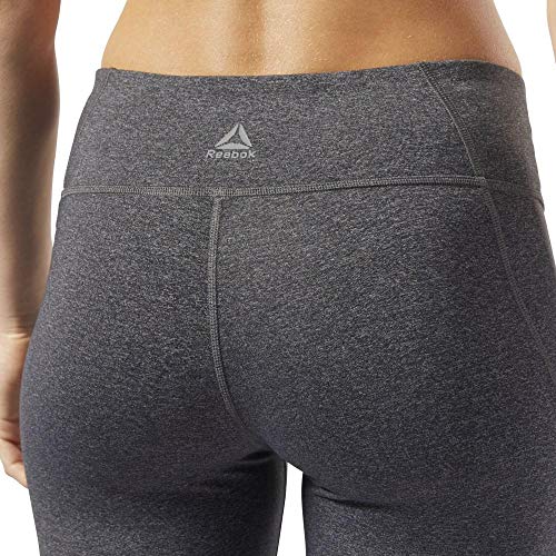 Reebok Os Lux Tight Mallas, Mujer, Dark Grey Heather, M