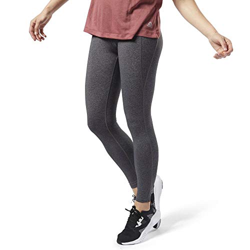 Reebok Os Lux Tight Mallas, Mujer, Dark Grey Heather, M