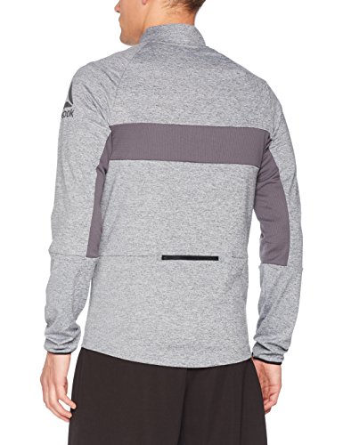 Reebok OSR LS 1/4 Zip Sudadera, Hombre, Gris (clogry), M