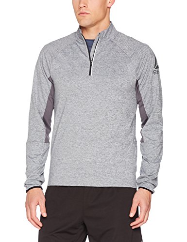 Reebok OSR LS 1/4 Zip Sudadera, Hombre, Gris (clogry), M