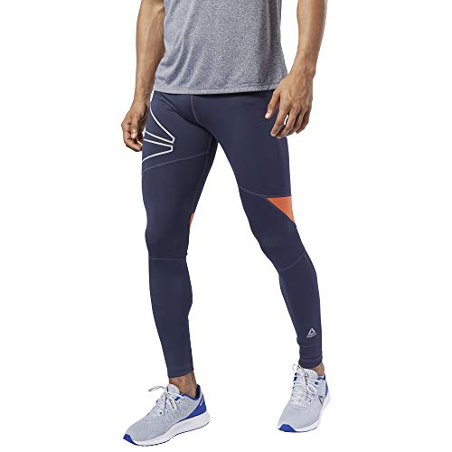 Reebok OSR Reflect Tight Mallas, Hombre, hernvy, S