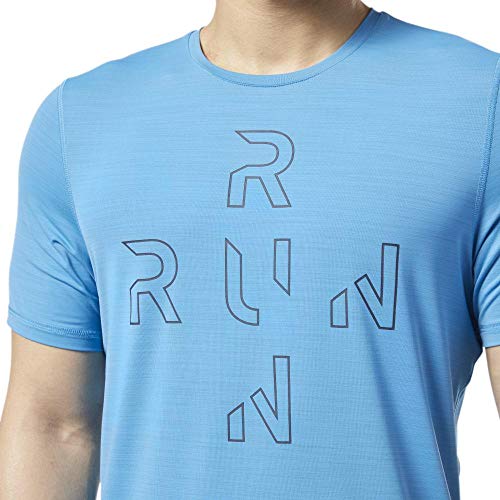 Reebok OSR SS AC tee Camiseta, Hombre, Cyan, M