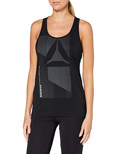 Reebok Ost AC Graphic Tank Camiseta Sin Mangas, Mujer, Black, M