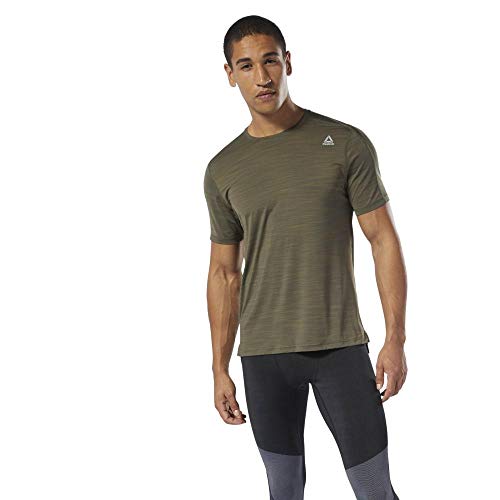 Reebok Ost Activchill Move tee Camiseta, Hombre, armygr, M