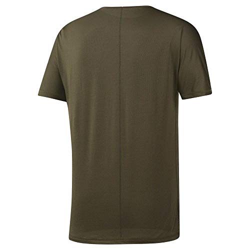 Reebok Ost Activchill Move tee Camiseta, Hombre, armygr, M