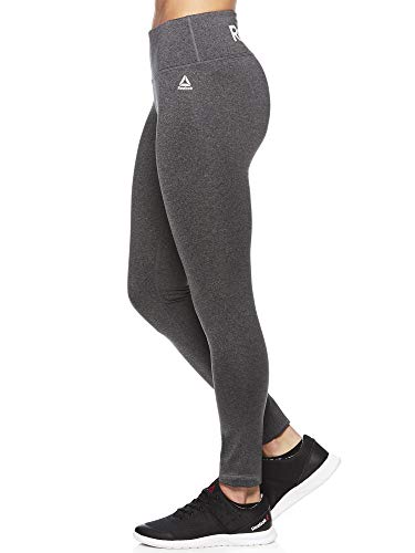 Reebok - Pantalones de compresión para mujer - REW182LE26011, Leggings, XS, Marca Heather.