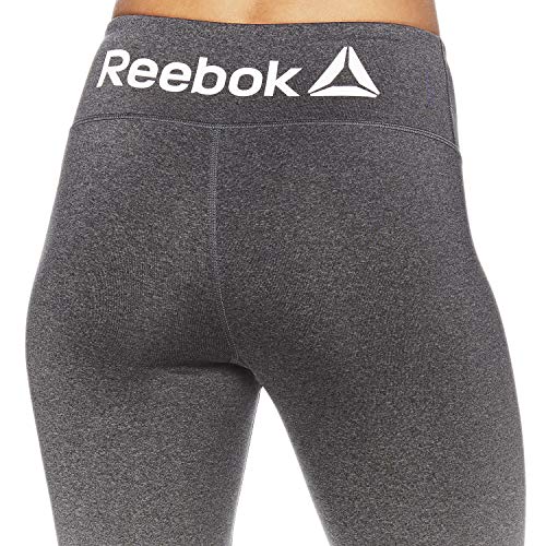 Reebok - Pantalones de compresión para mujer - REW182LE26011, Leggings, XS, Marca Heather.
