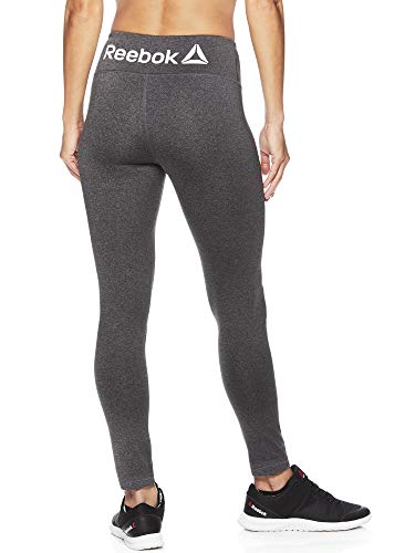 Reebok - Pantalones de compresión para mujer - REW182LE26011, Leggings, XS, Marca Heather.