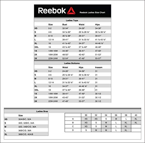 Reebok - Pantalones de compresión para mujer - REW182LE26011, Leggings, XS, Marca Heather.