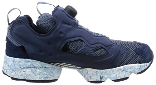 Reebok Pump Instapump Fury ACHM Hombre Running Trainers Sneakers (UK 2 US 3 EU 33, Collegiate Navy Royal Slate BD1551)