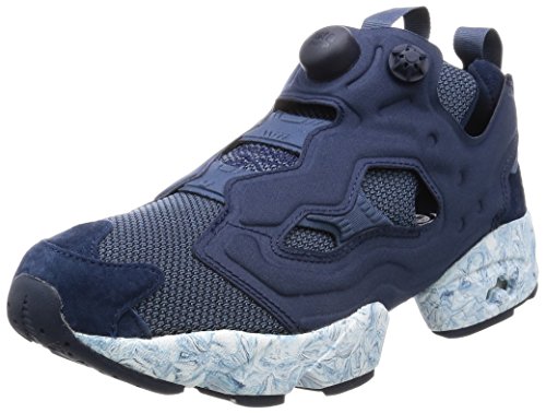 Reebok Pump Instapump Fury ACHM Hombre Running Trainers Sneakers (UK 2 US 3 EU 33, Collegiate Navy Royal Slate BD1551)