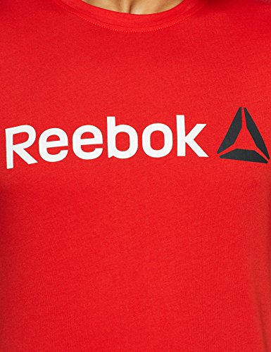 Reebok Qqr Linear Read Camiseta, Hombre, motred, XL