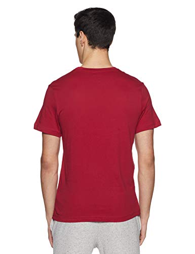 Reebok Qqr Linear Read Camiseta, Hombre, Rojo (Crared), L