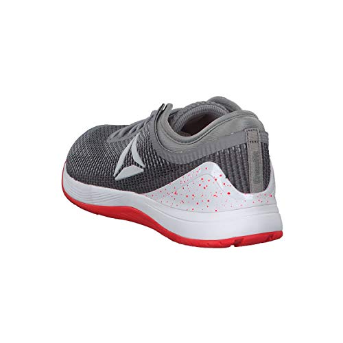 Reebok R Crossfit Nano 8.0, Zapatillas de Deporte Interior para Mujer, Multicolor (Shark/Tin Grey/Ash Grey/Neon Red/White 000), 37 1/3 EU