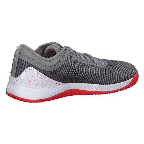 Reebok R Crossfit Nano 8.0, Zapatillas de Deporte Interior para Mujer, Multicolor (Shark/Tin Grey/Ash Grey/Neon Red/White 000), 37 1/3 EU