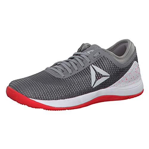 Reebok R Crossfit Nano 8.0, Zapatillas de Deporte Interior para Mujer, Multicolor (Shark/Tin Grey/Ash Grey/Neon Red/White 000), 37 1/3 EU