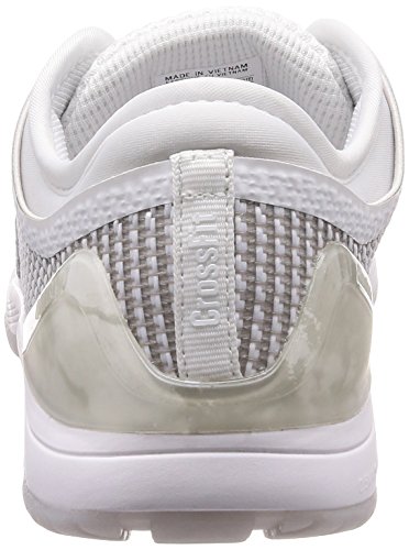 Reebok R Crossfit Nano 8.0, Zapatillas de Deporte para Mujer, Blanco (White/Skull Grey/Pure Silver White/Skull Grey/Pure Silver), 36 EU