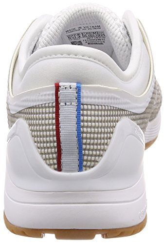 Reebok R Crossfit Nano 8.0, Zapatillas de Deporte para Niñas, Blanco (White/Classic White/Excellent Red/Blue/Gum White/Classic White/Excellent Red/Blue/Gum), 35.5 EU