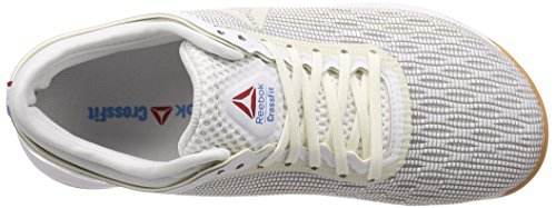 Reebok R Crossfit Nano 8.0, Zapatillas de Deporte para Niñas, Blanco (White/Classic White/Excellent Red/Blue/Gum White/Classic White/Excellent Red/Blue/Gum), 35.5 EU