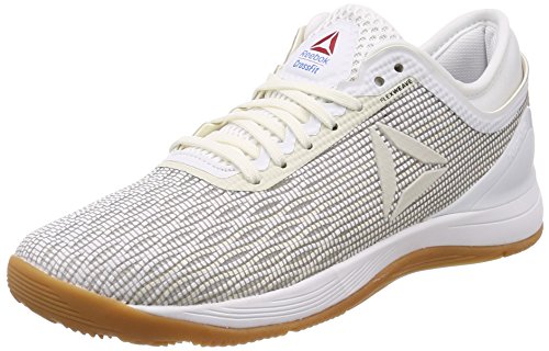 Reebok R Crossfit Nano 8.0, Zapatillas de Deporte para Niñas, Blanco (White/Classic White/Excellent Red/Blue/Gum White/Classic White/Excellent Red/Blue/Gum), 35.5 EU