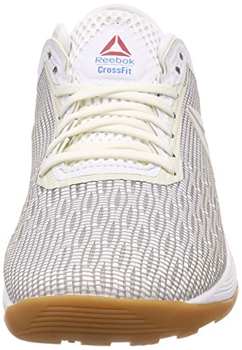 Reebok R Crossfit Nano 8.0, Zapatillas de Deporte para Niñas, Blanco (White/Classic White/Excellent Red/Blue/Gum White/Classic White/Excellent Red/Blue/Gum), 35.5 EU