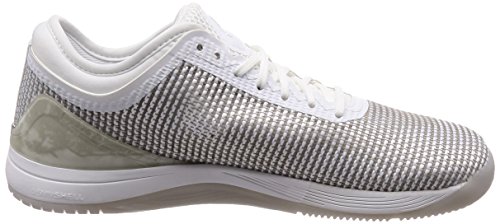 Reebok R Crossfit Nano 8.0 Zapatillas de Entrenamiento Hombre, Blanco (White/Skull Grey/Silver 0), 48.5 EU (13 UK)