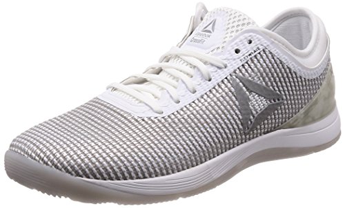 Reebok R Crossfit Nano 8.0 Zapatillas de Entrenamiento Hombre, Blanco (White/Skull Grey/Silver 0), 48.5 EU (13 UK)