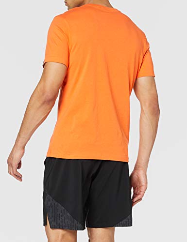 Reebok RC Camo Logo tee Camiseta, Hombre, Fiery Orange, L