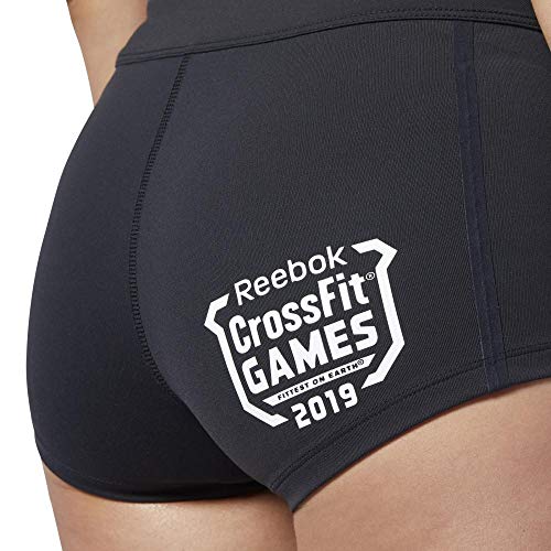 Reebok RC Chase Shortie Games Pantalón Corto, Mujer, Black, L