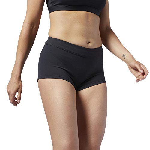 Reebok RC Chase Shortie Games Pantalón Corto, Mujer, Black, L