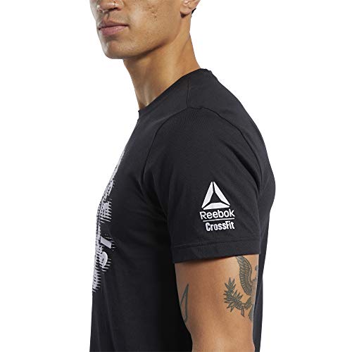 Reebok RC Excellence Is Obvious Graphic tee Camiseta de Manga Corta, Hombre, Negro (Black), M