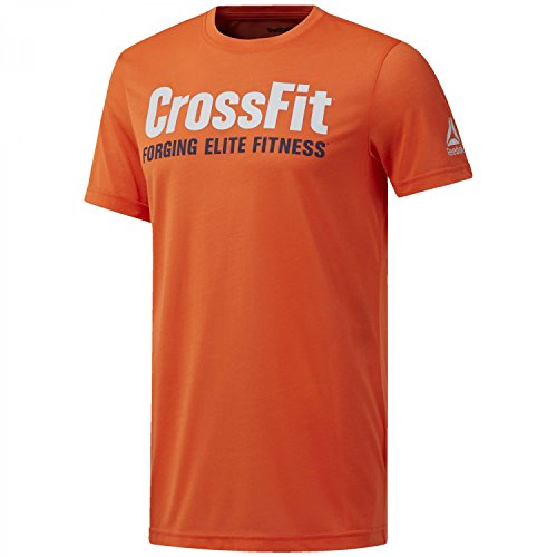 Reebok RC Fef Speedwick Camiseta, Hombre, Naranja (brglav), XS