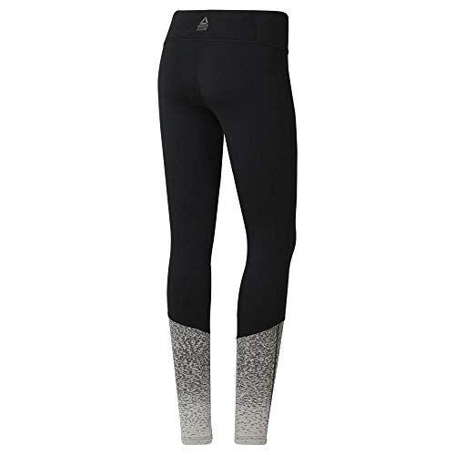 Reebok RC Lux Tight-Fade Mallas, Mujer, Negro, S